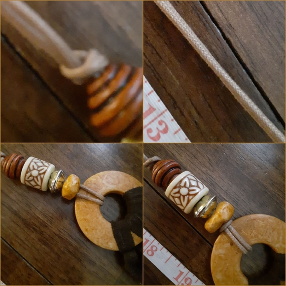 Boho Bead Necklace Long - Picture 8 of 15